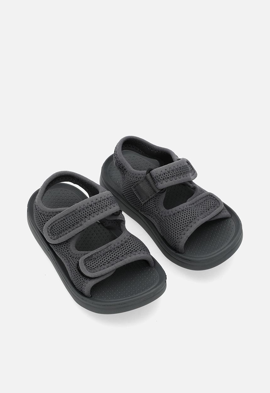 Pop Candy - Velcro twin strap sandals - blue