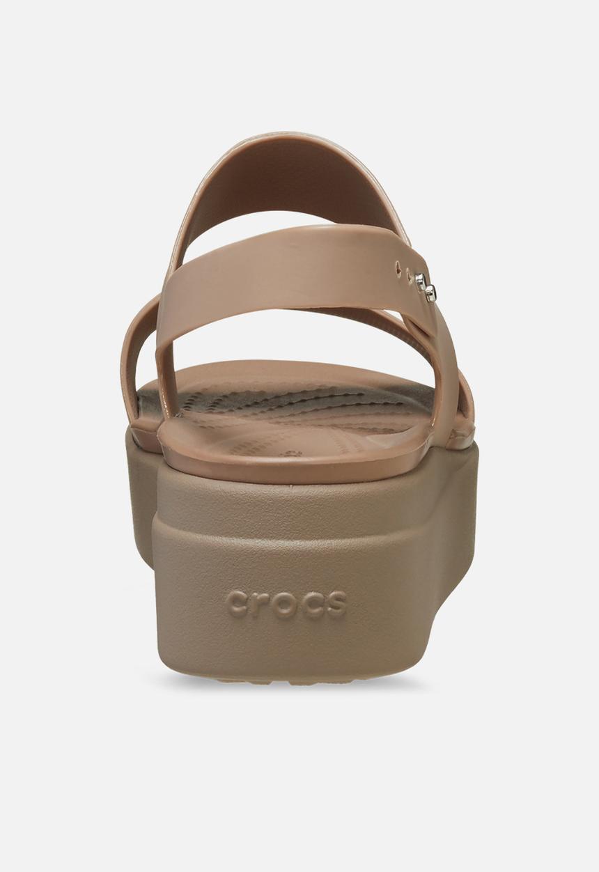 Crocs - Brooklyn low wedge - latte/mushroom