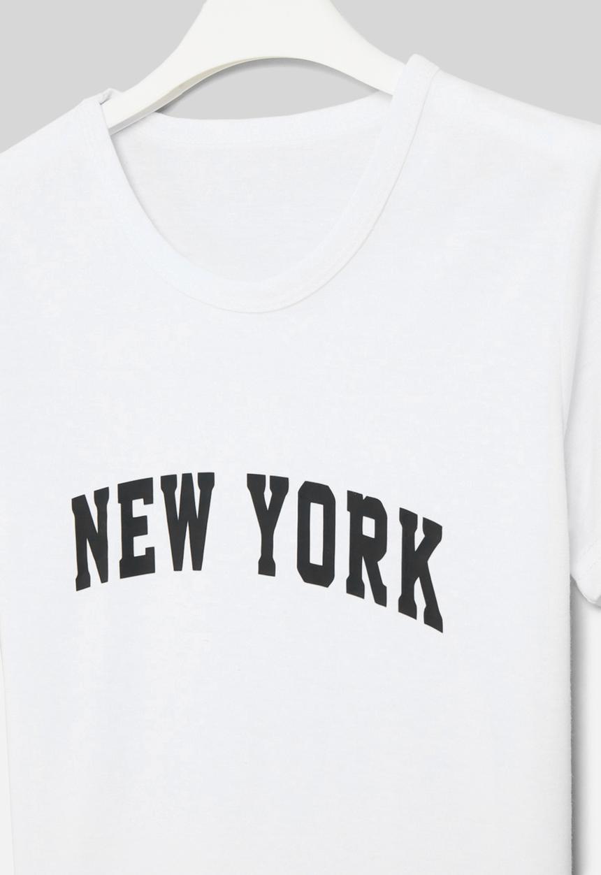Pop Candy - New York tee - white