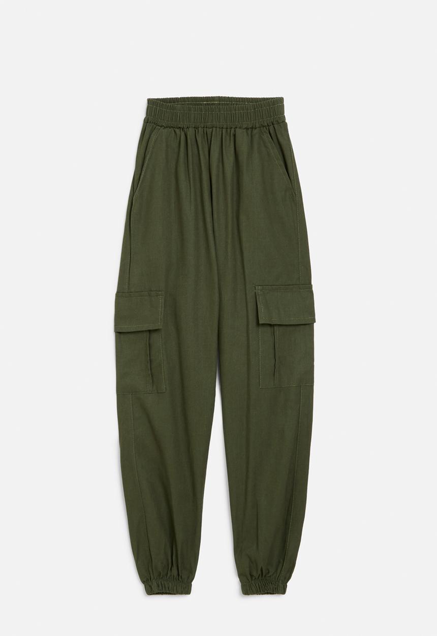 Pop Candy - Chino pants - olive green