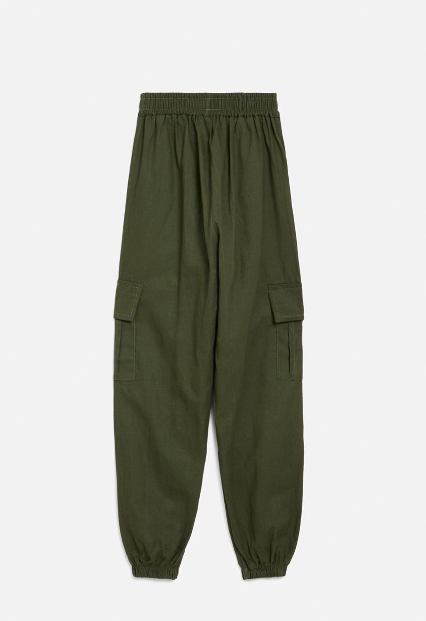 Pop Candy - Chino pants - olive green