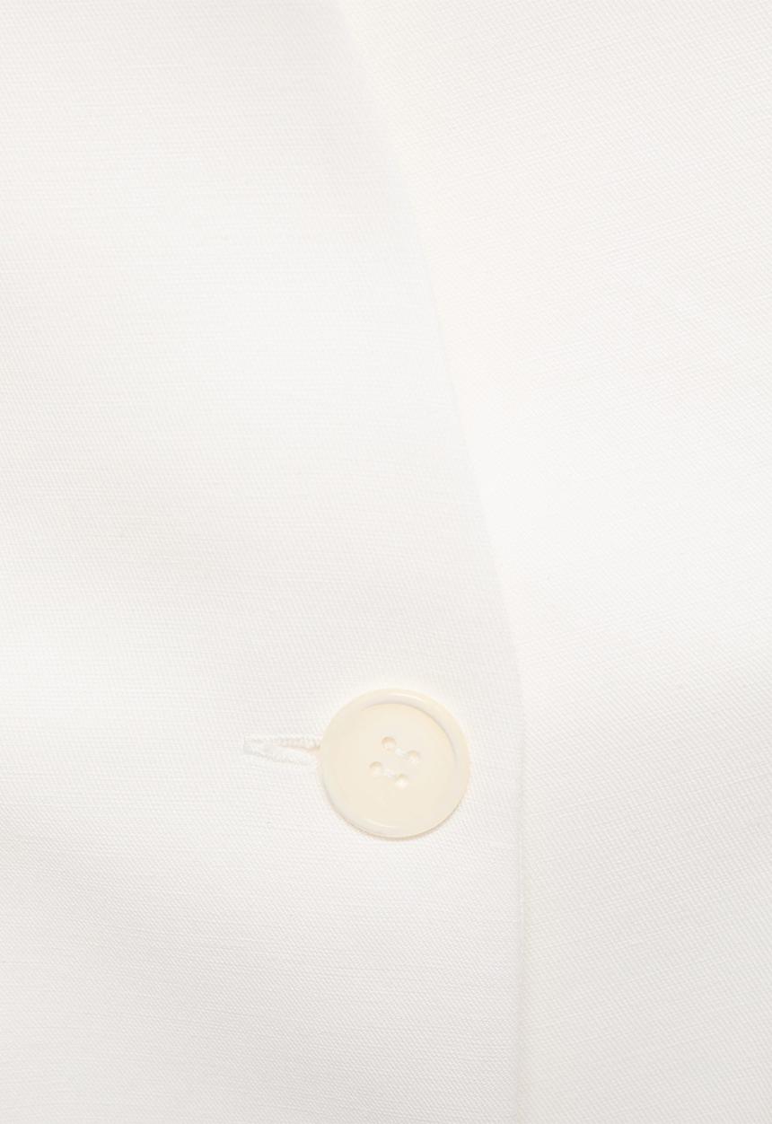 MANGO - Waistcoat Peach - White