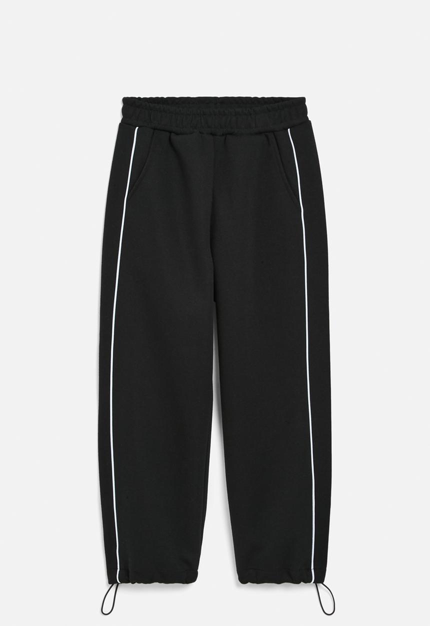 Pop Candy - Track pants - black & white