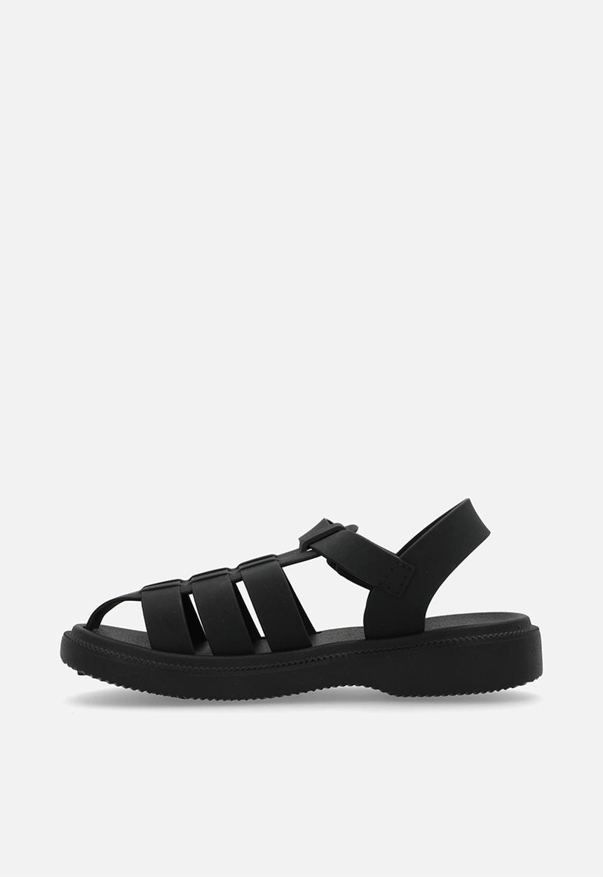 Pop Candy - Caged sandals-black
