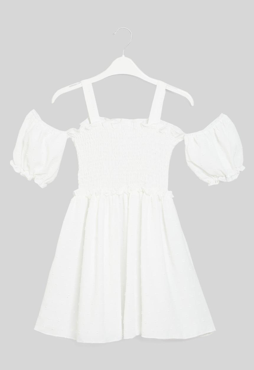 Pop Candy - Smock dress - white