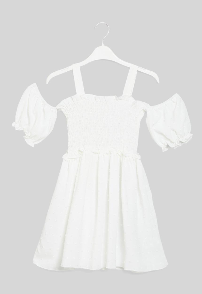 Pop Candy - Smock dress - white