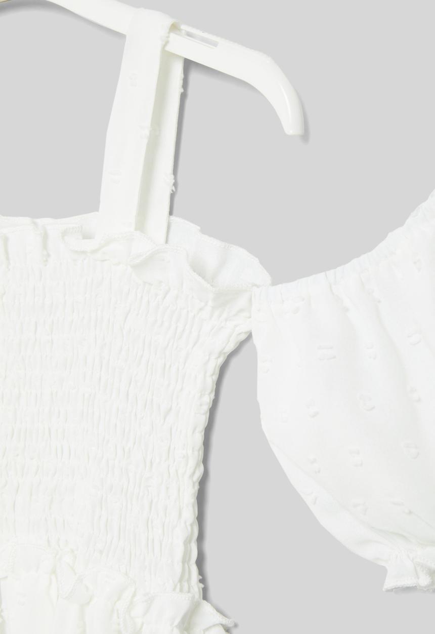 Pop Candy - Smock dress - white