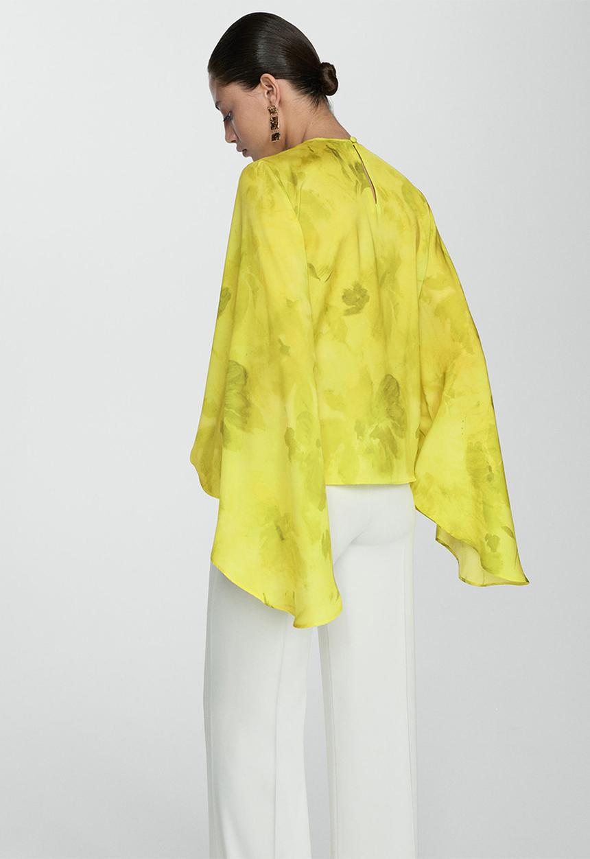 MANGO - Blouse Calipo-A - Bright Yellow