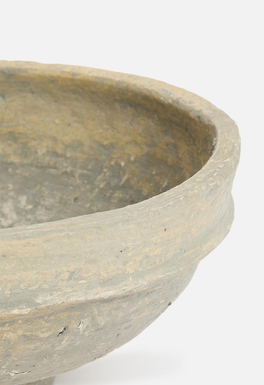 Sixth Floor - Paper Mache Bowl - Grey