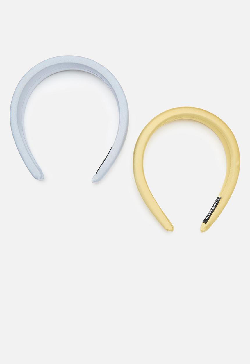Pop Candy - 2 pack hair band set - blue & yellow