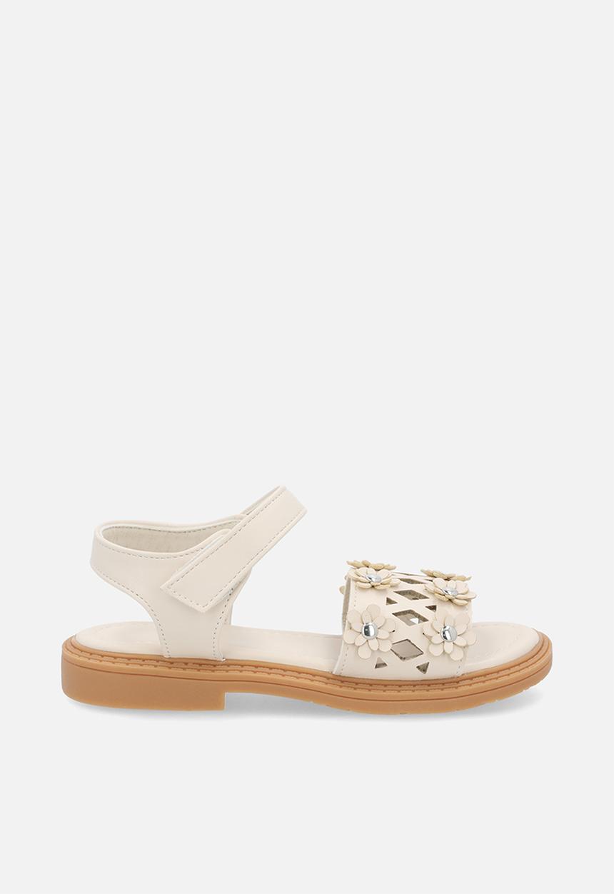Pop Candy - Floral sandals - beige