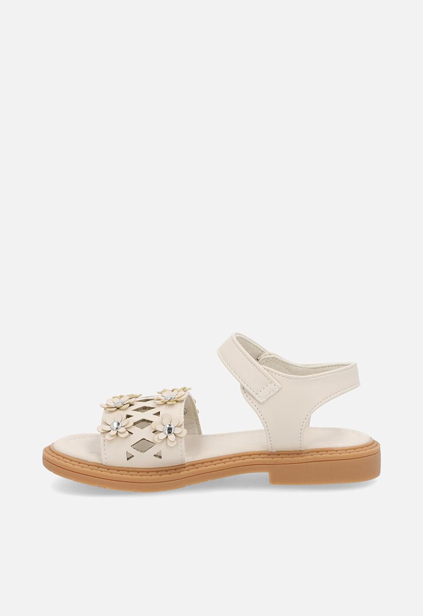 Pop Candy - Floral sandals - beige