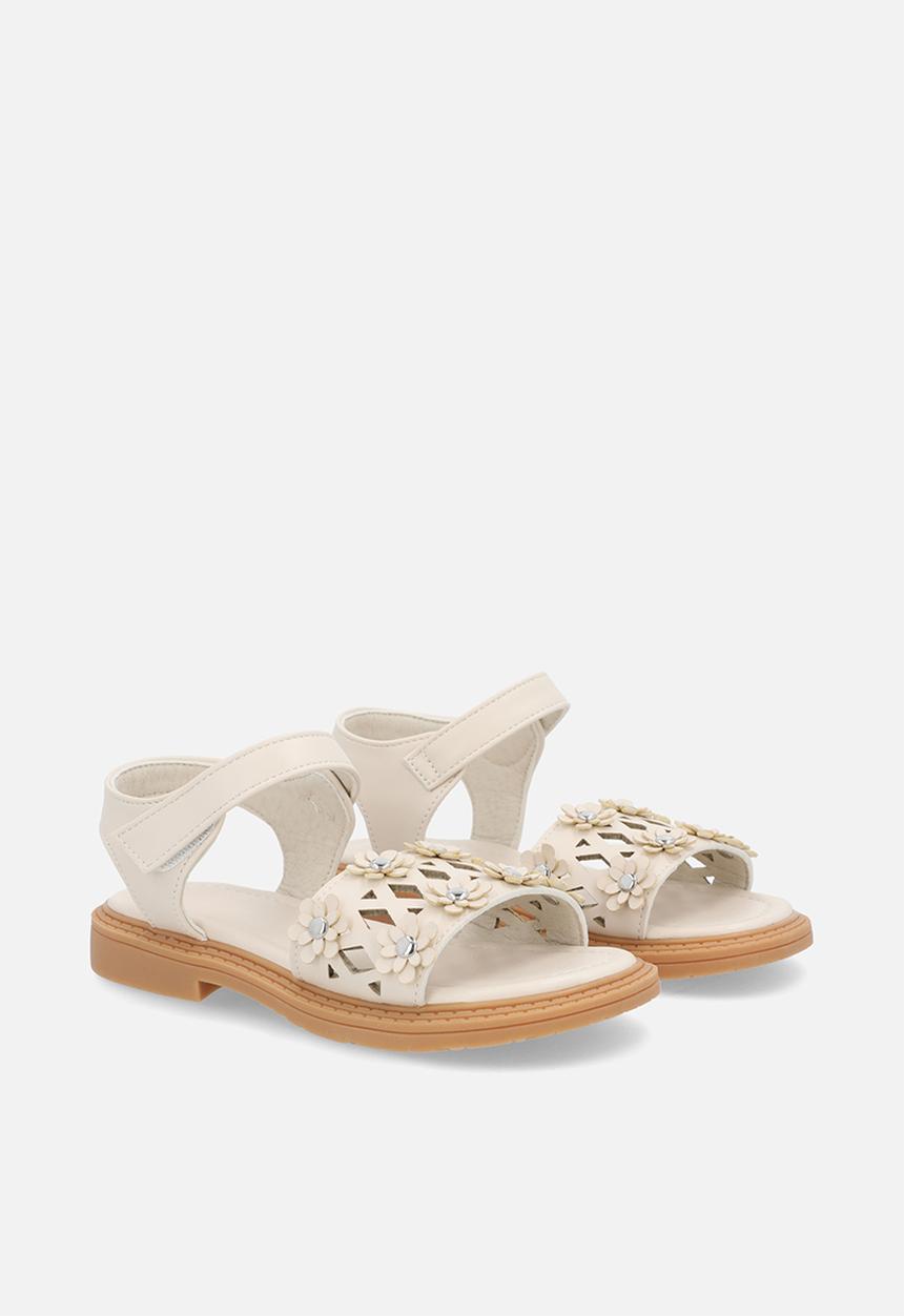 Pop Candy - Floral sandals - beige