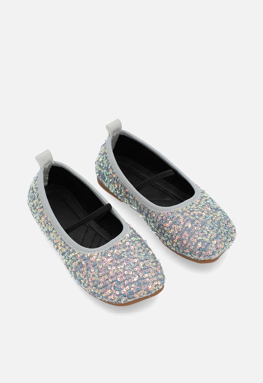 Pop Candy - Sequined flat pumps - purple