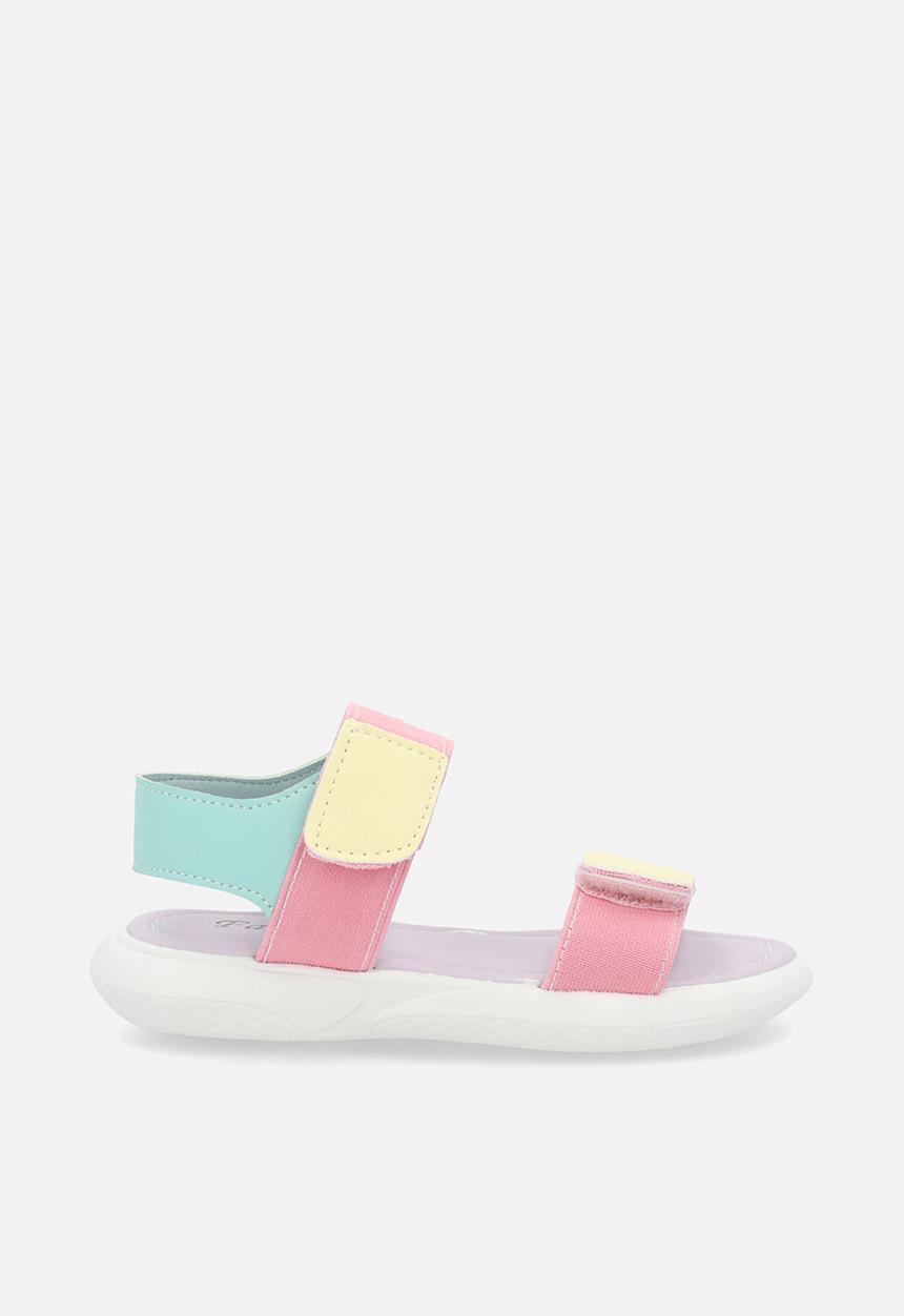 Pop Candy - Colour block sandals - multi
