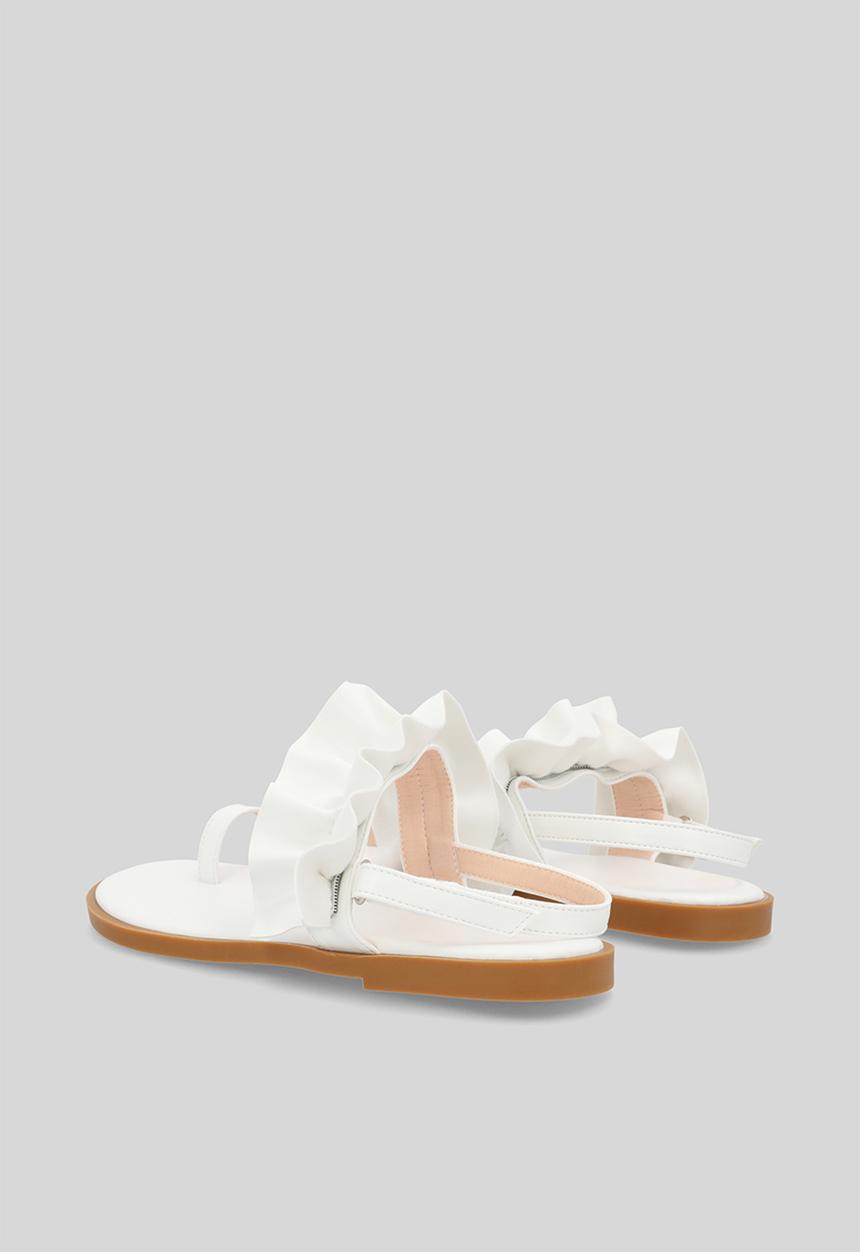 Pop Candy - Toe sandal - white