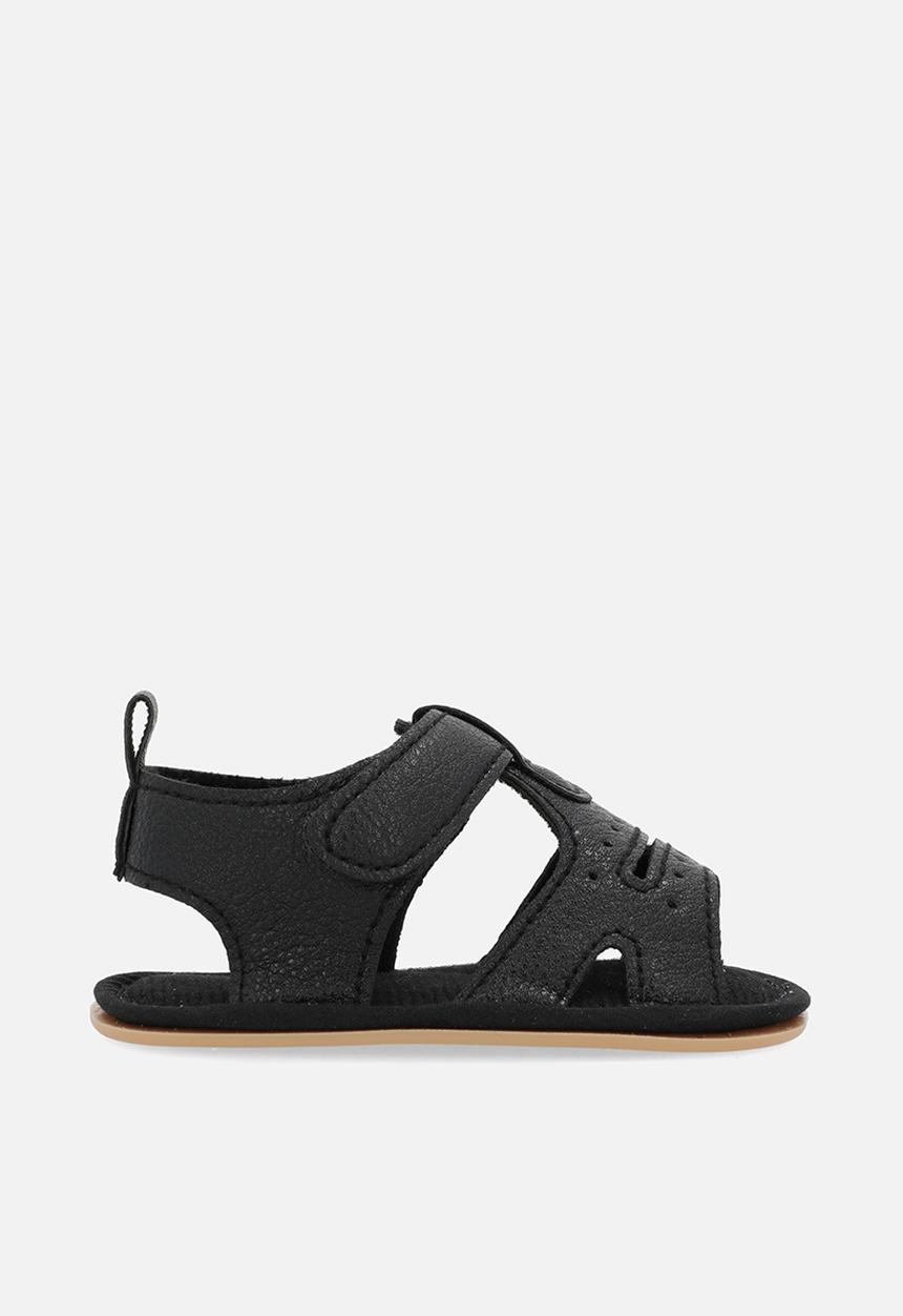 Pop Candy - Twin strap sandals - black
