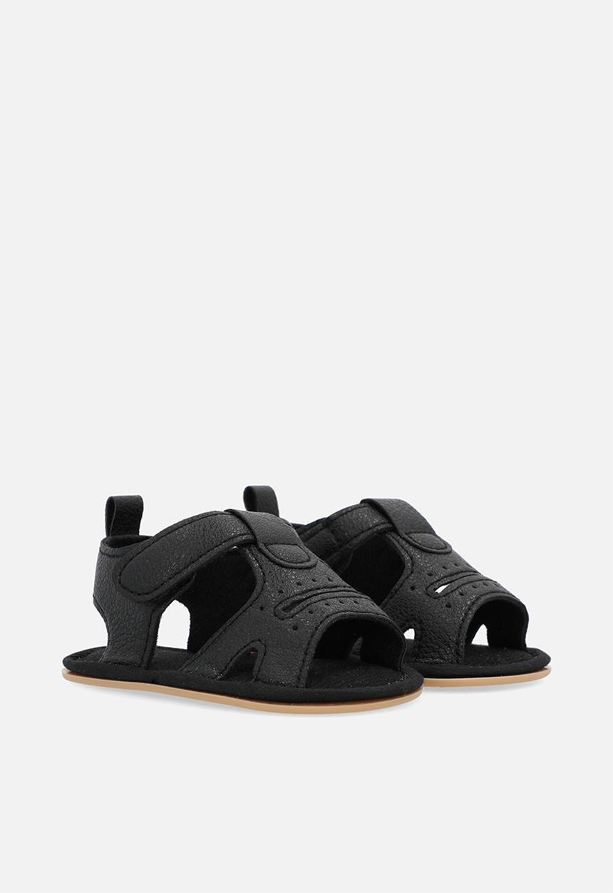 Pop Candy - Twin strap sandals - black