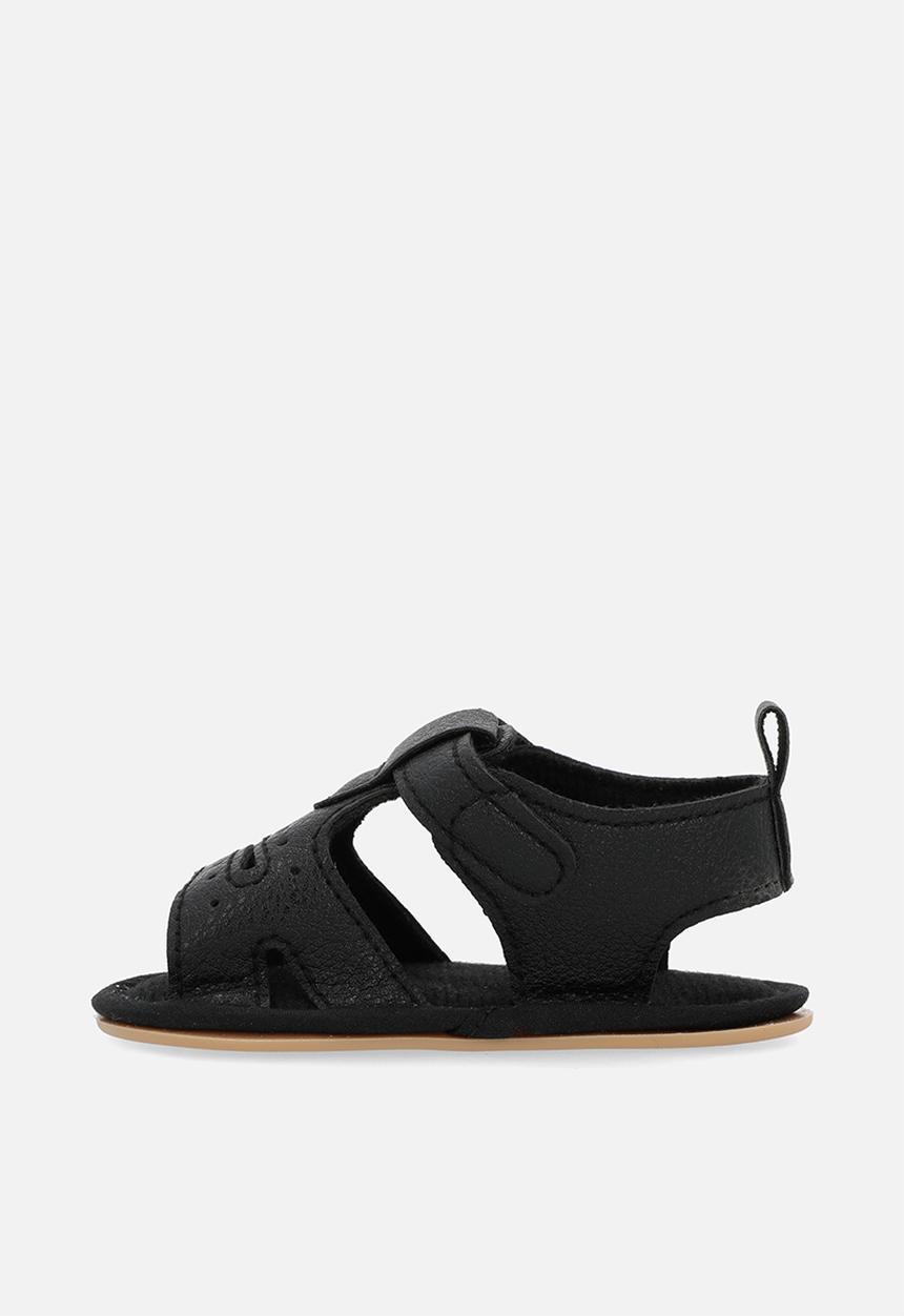 Pop Candy - Twin strap sandals - black