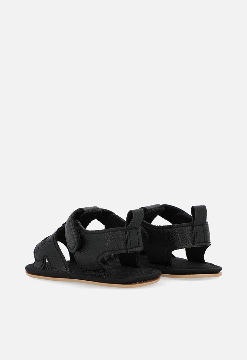 Pop Candy - Twin strap sandals - black