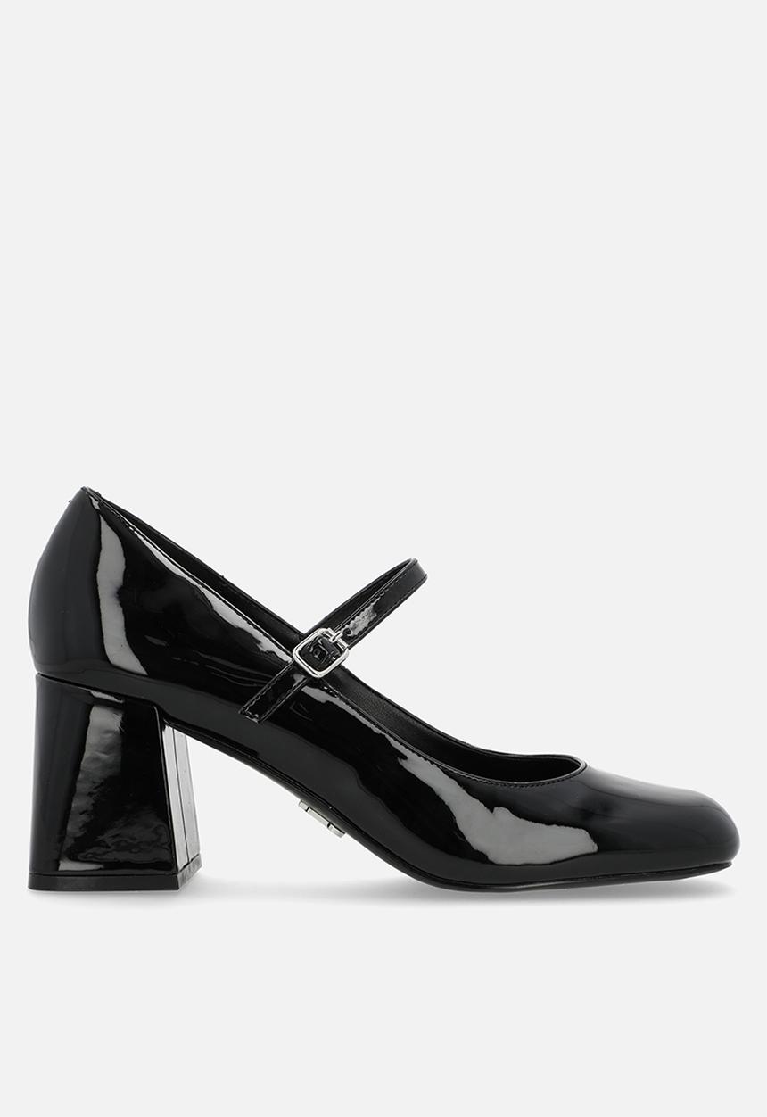 Steve Madden - Pep talk block heel - black pat