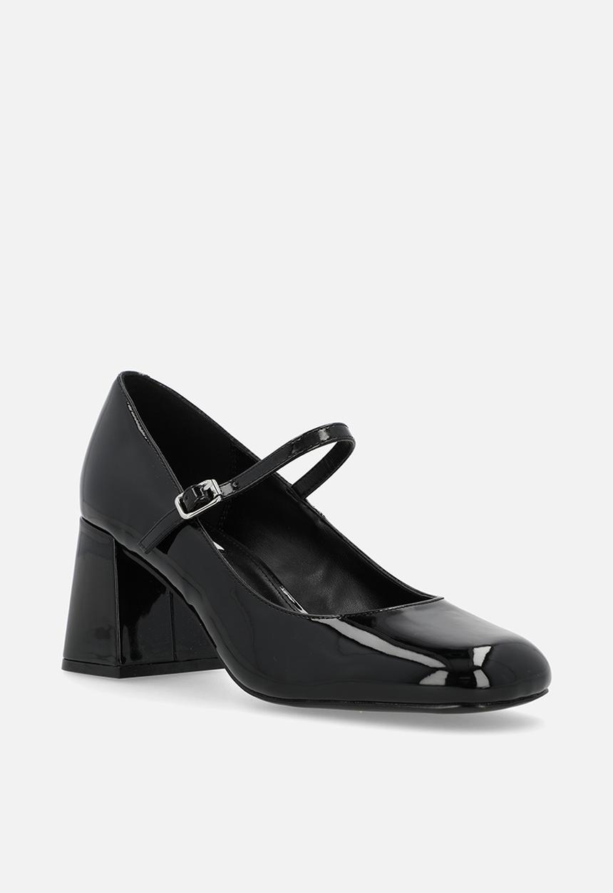 Steve Madden - Pep talk block heel - black pat
