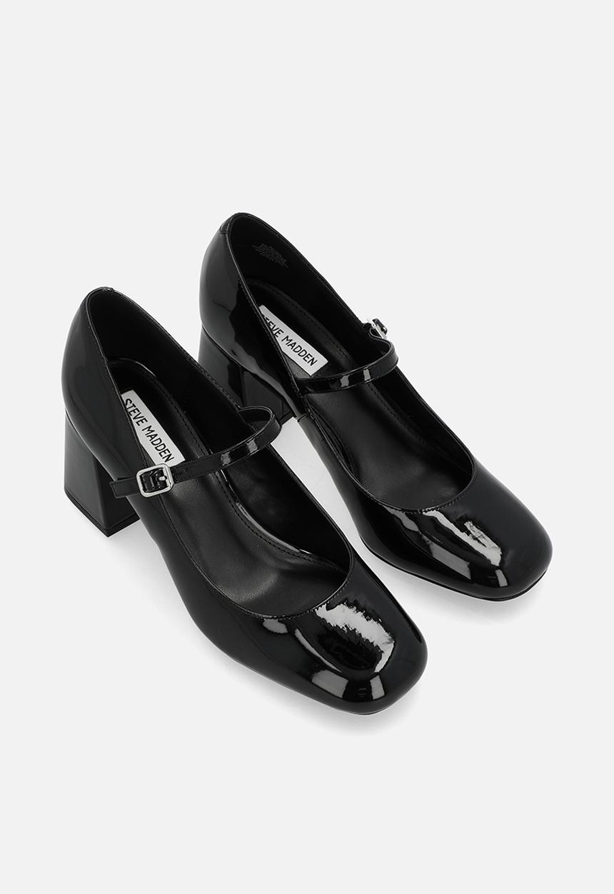 Steve Madden - Pep talk block heel - black pat