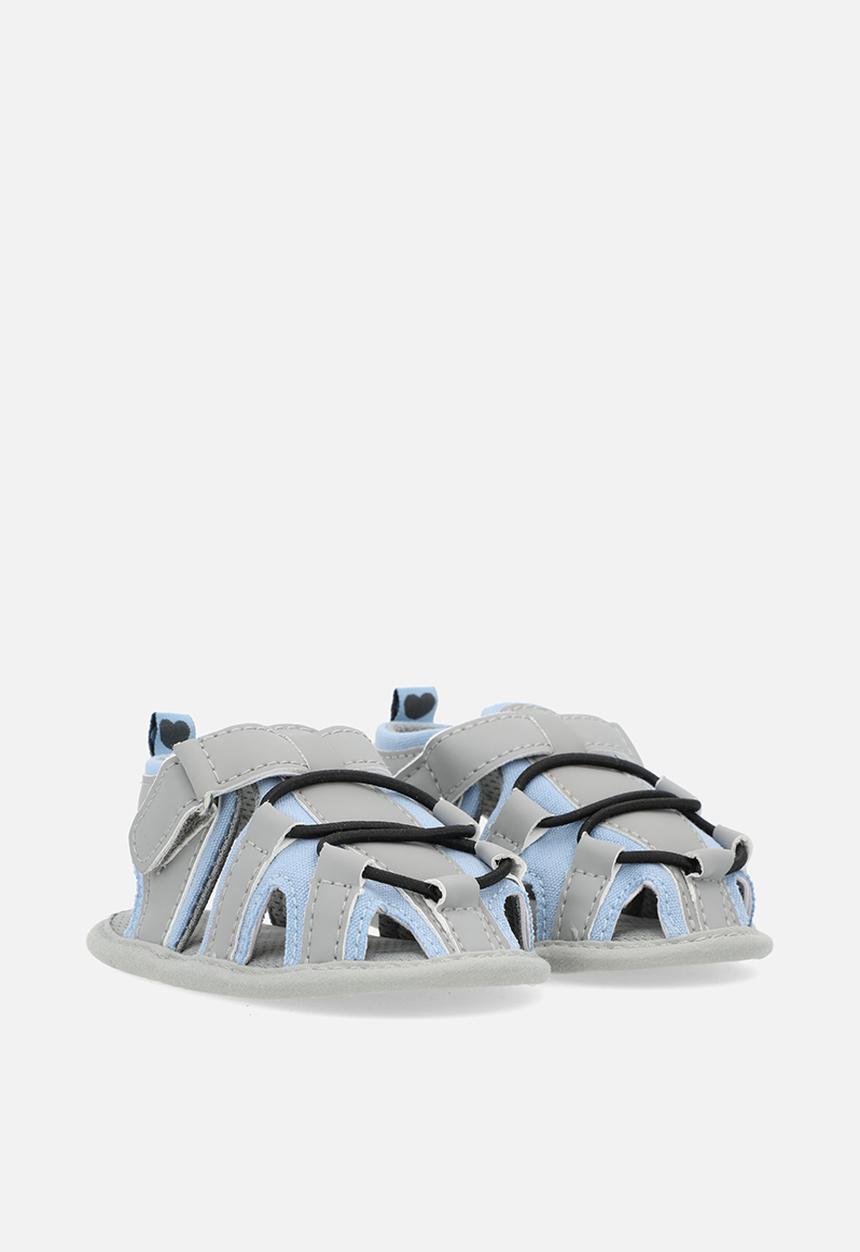 Pop Candy - Colour block cage sandals - grey