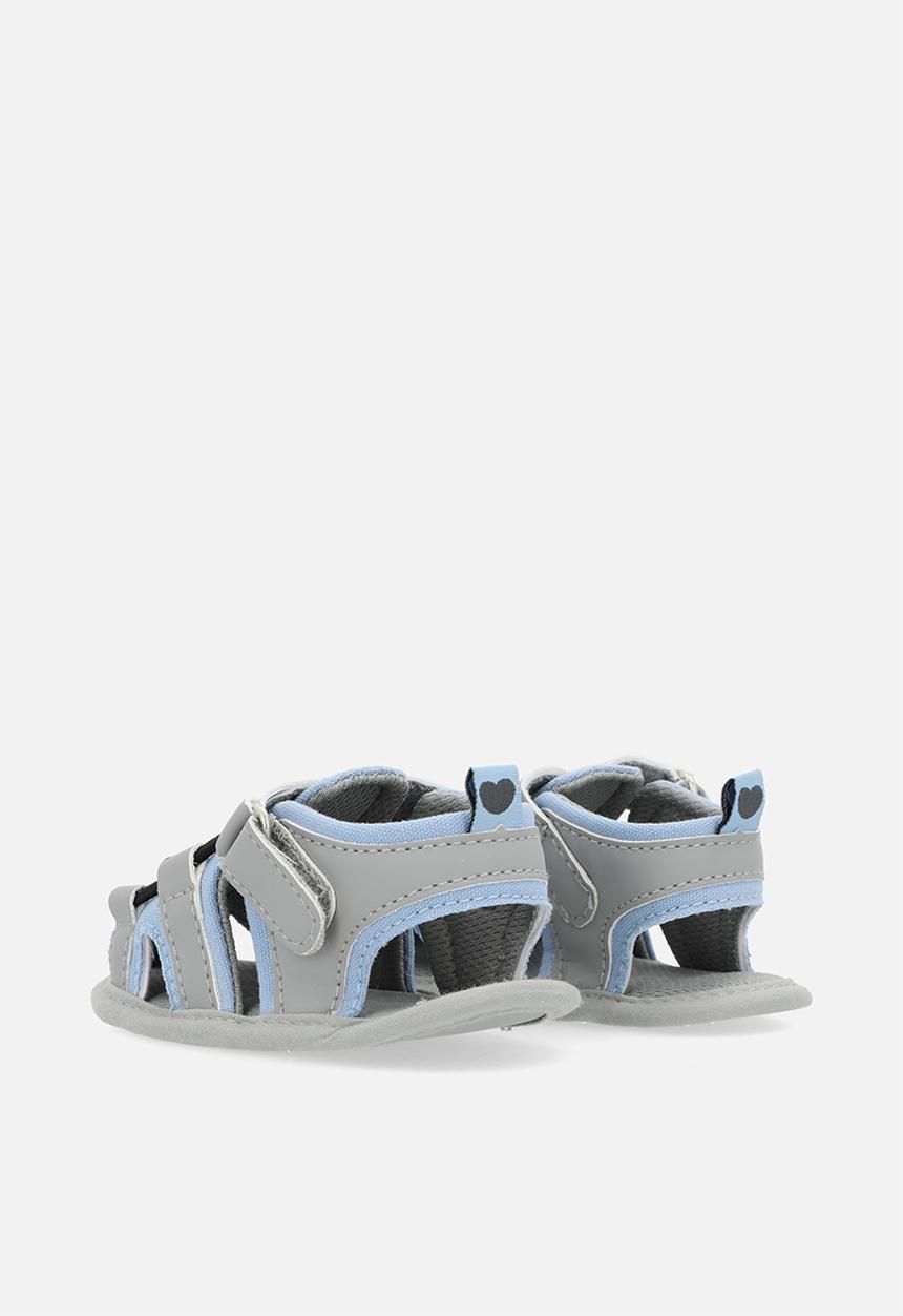 Pop Candy - Colour block cage sandals - grey
