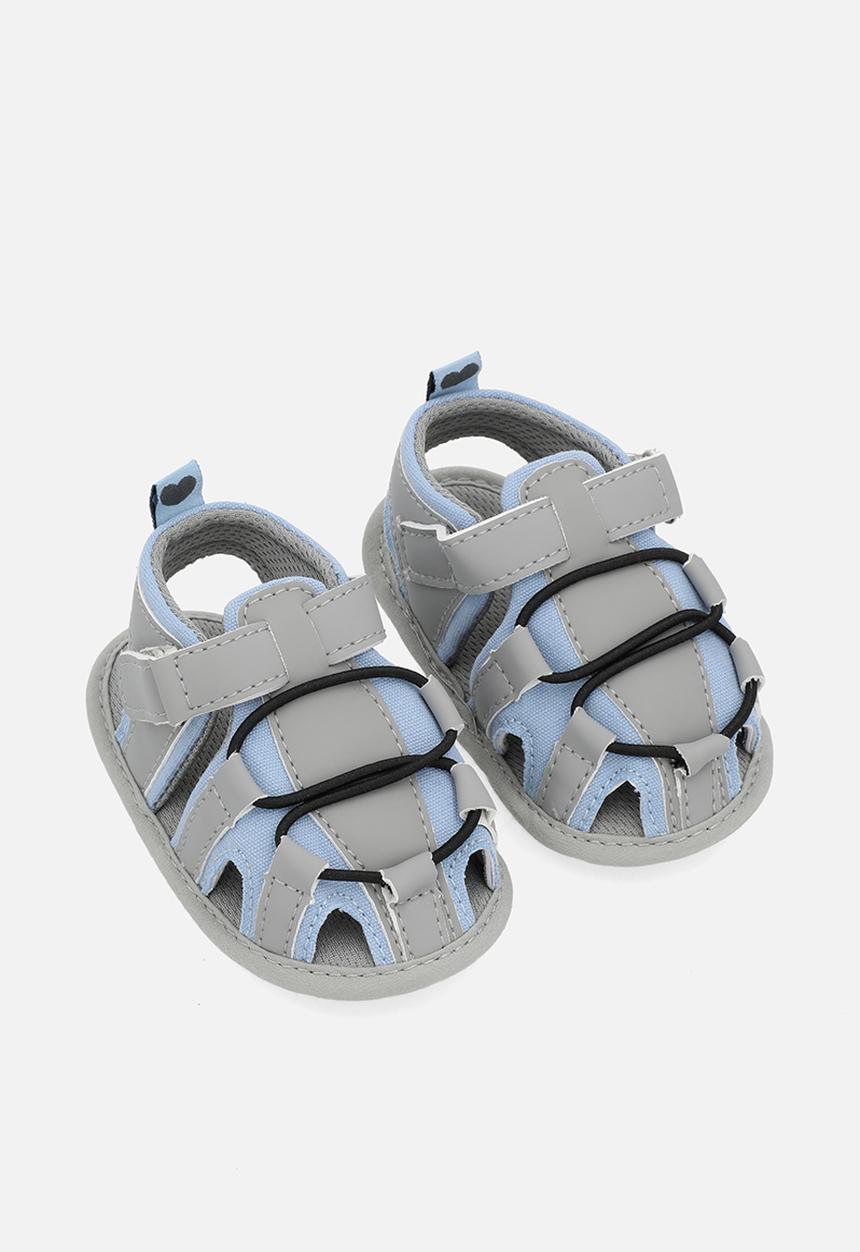 Pop Candy - Colour block cage sandals - grey