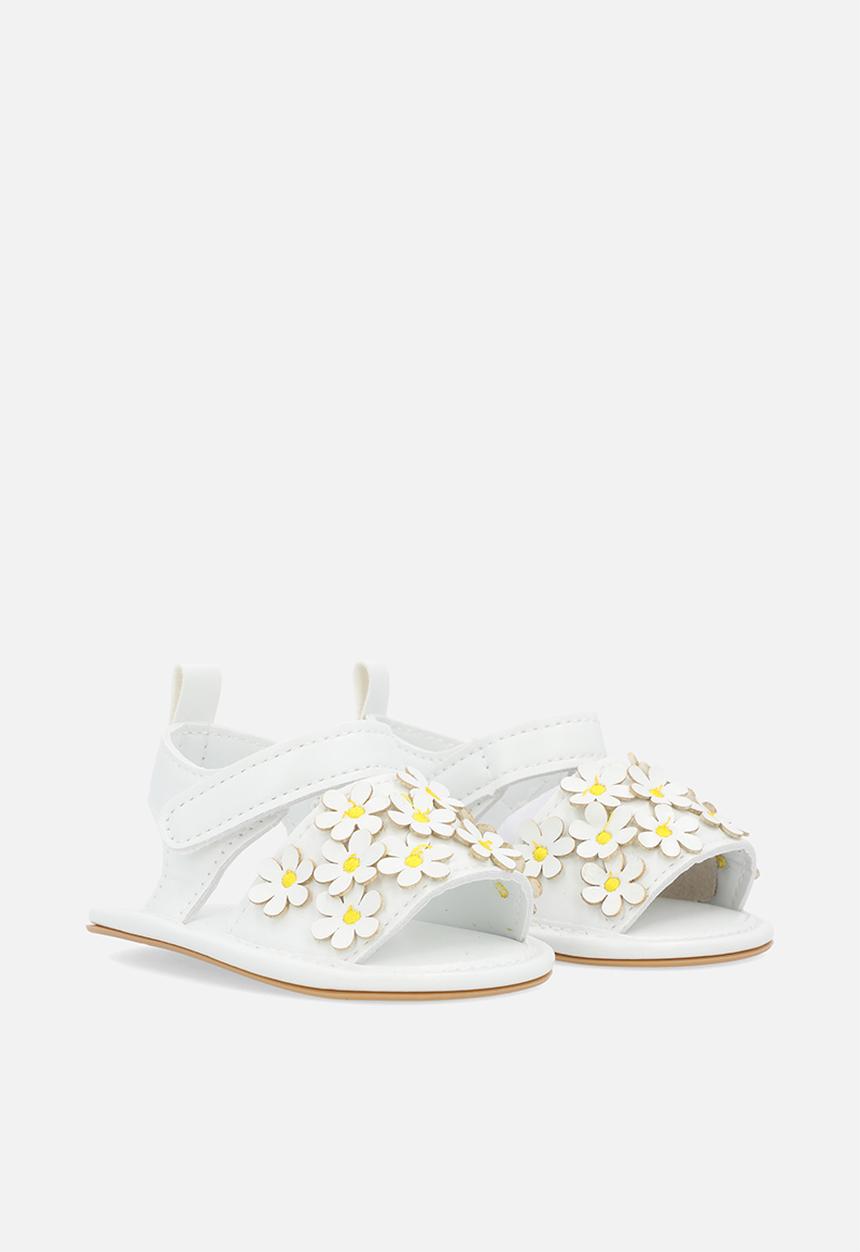 Pop Candy - Floral sandals - white