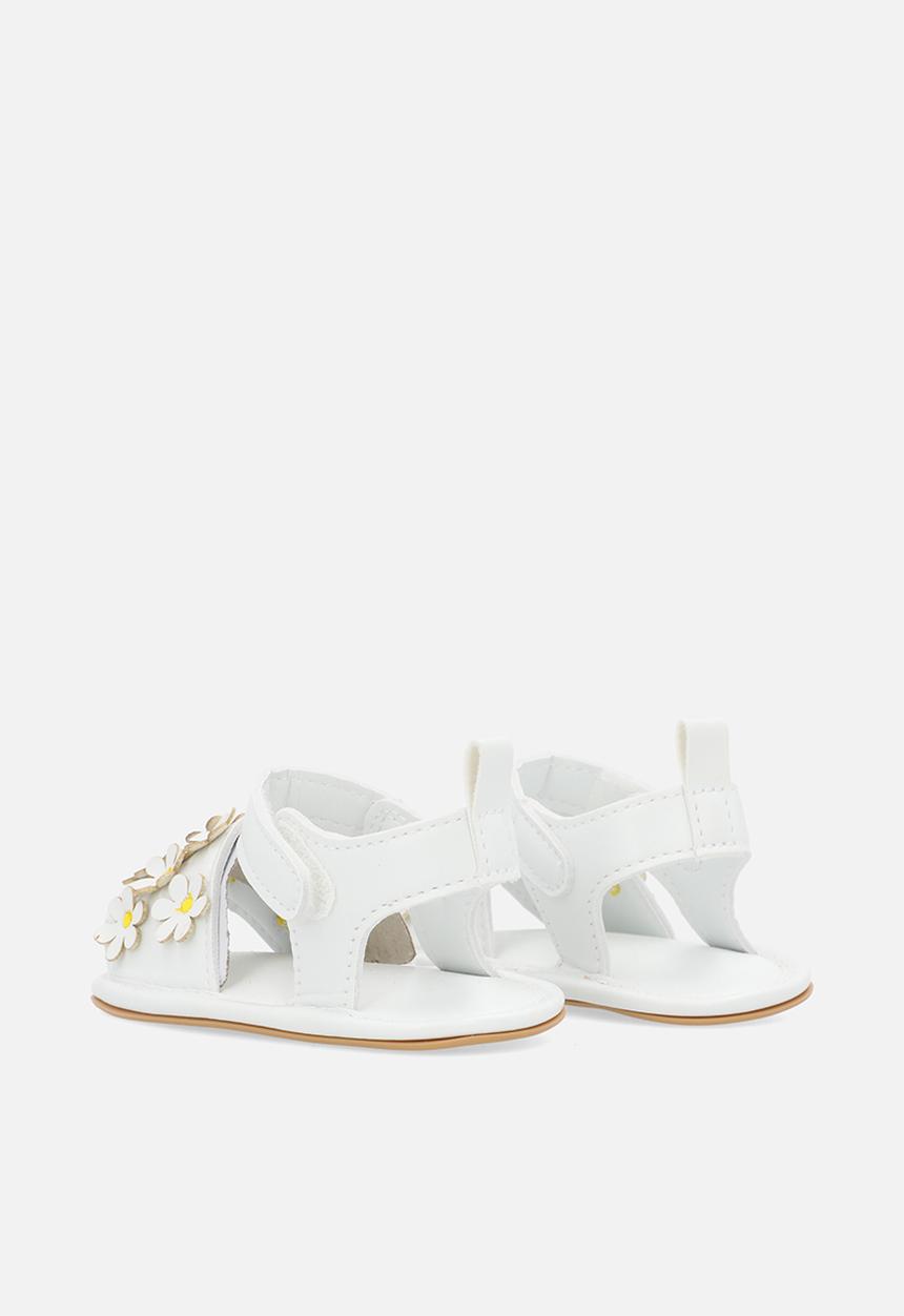 Pop Candy - Floral sandals - white