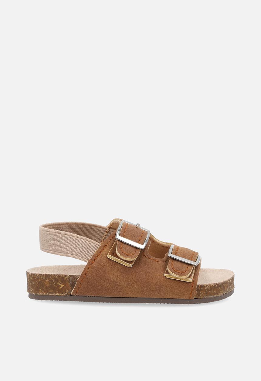 Pop Candy - Twin buckle sandals - brown