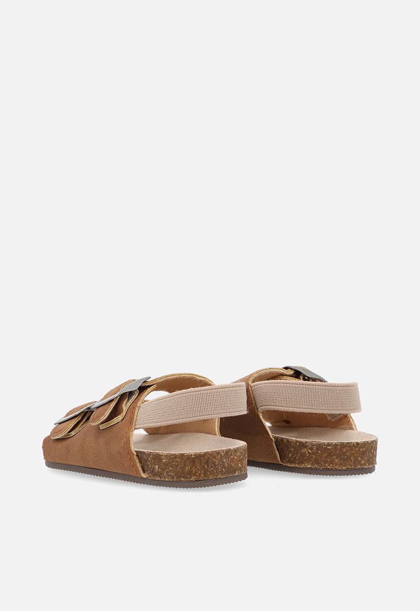Pop Candy - Twin buckle sandals - brown