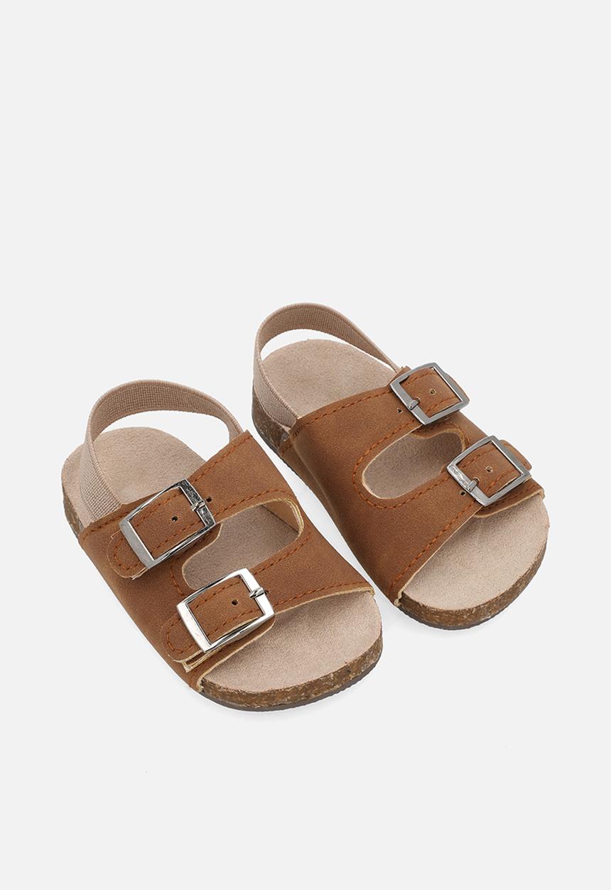 Pop Candy - Twin buckle sandals - brown