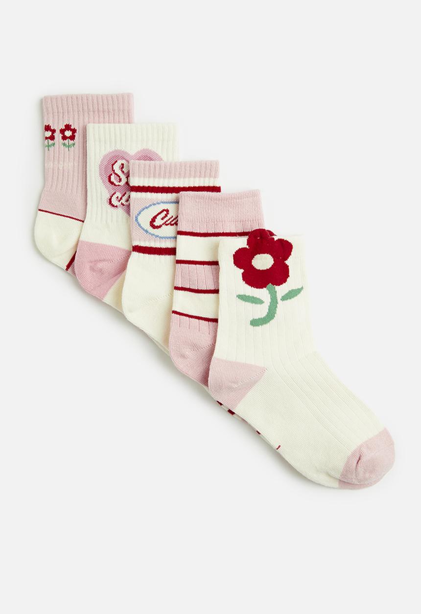 Pop Candy - 5 Pack socks set - pink