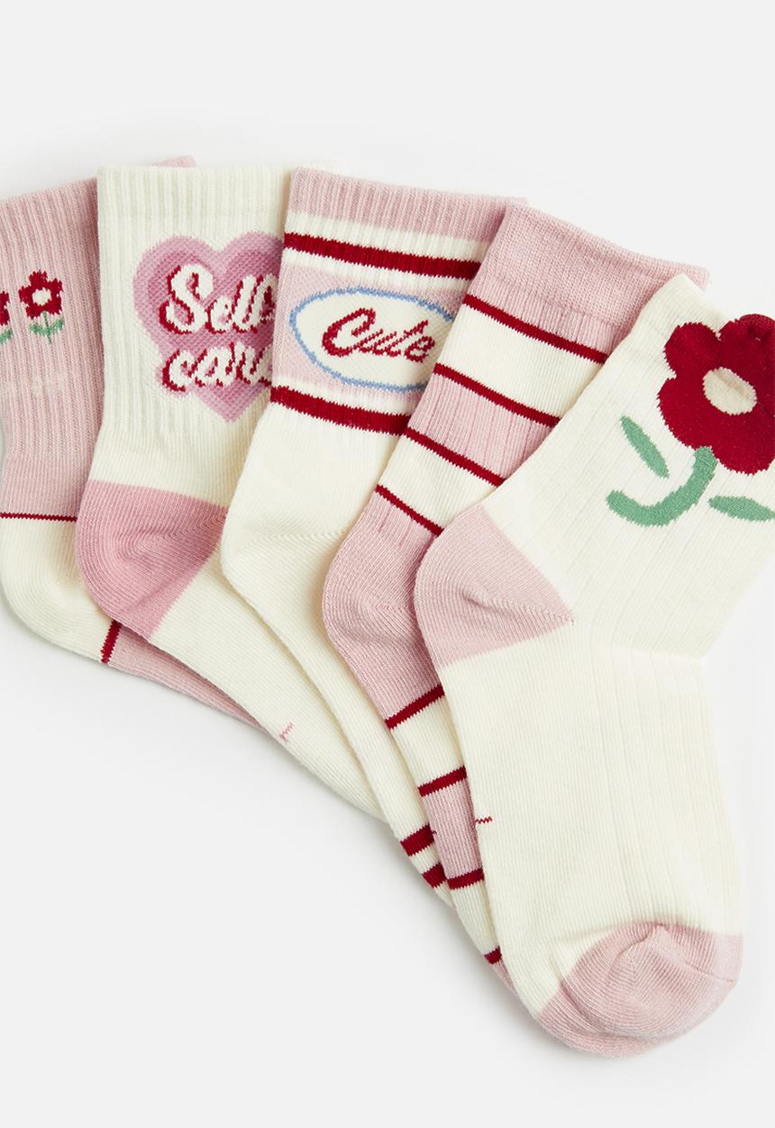 Pop Candy - 5 Pack socks set - pink