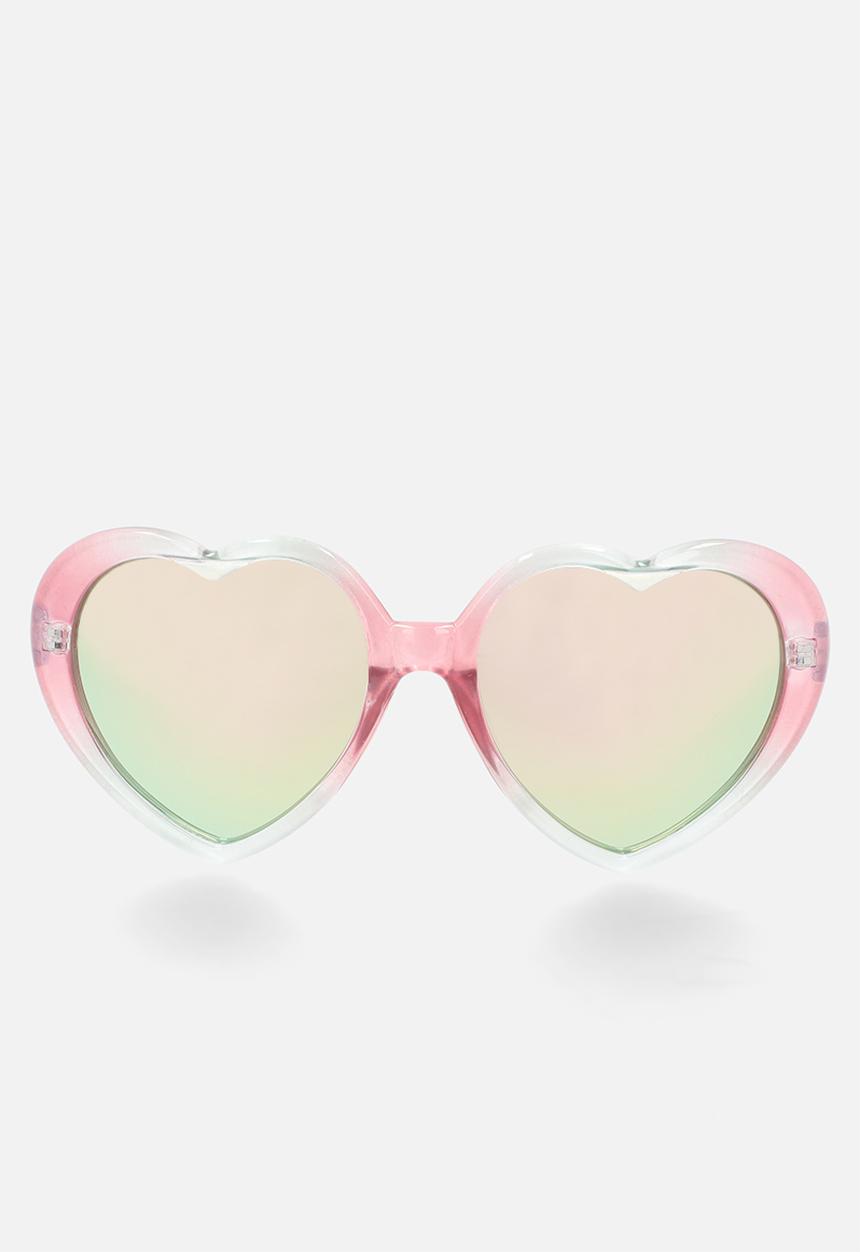 Pop Candy - Heart shaped sunglasses-multi