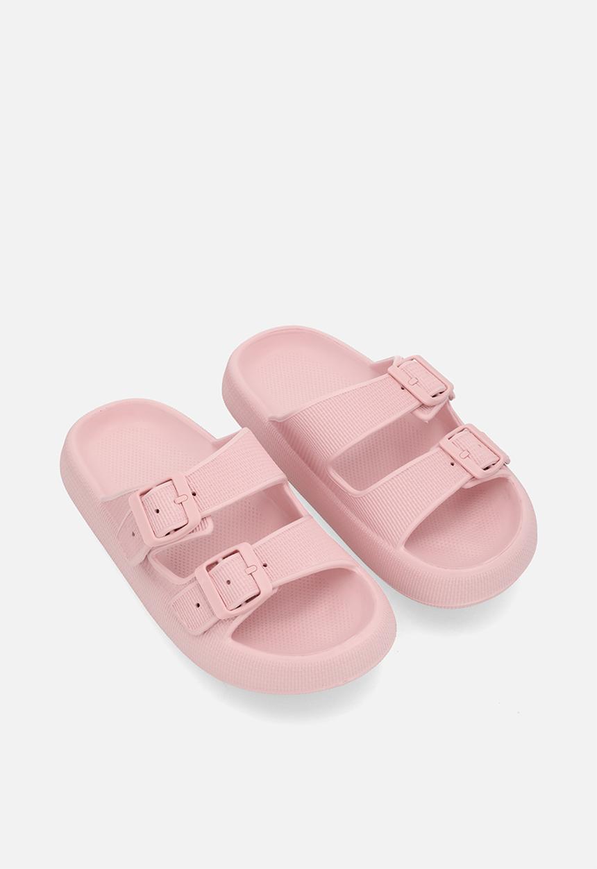 Pop Candy - Twin buckle slides-pink