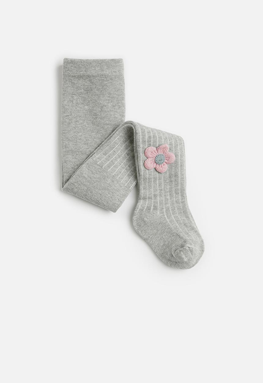 Pop Candy - Bow décor leggings - grey