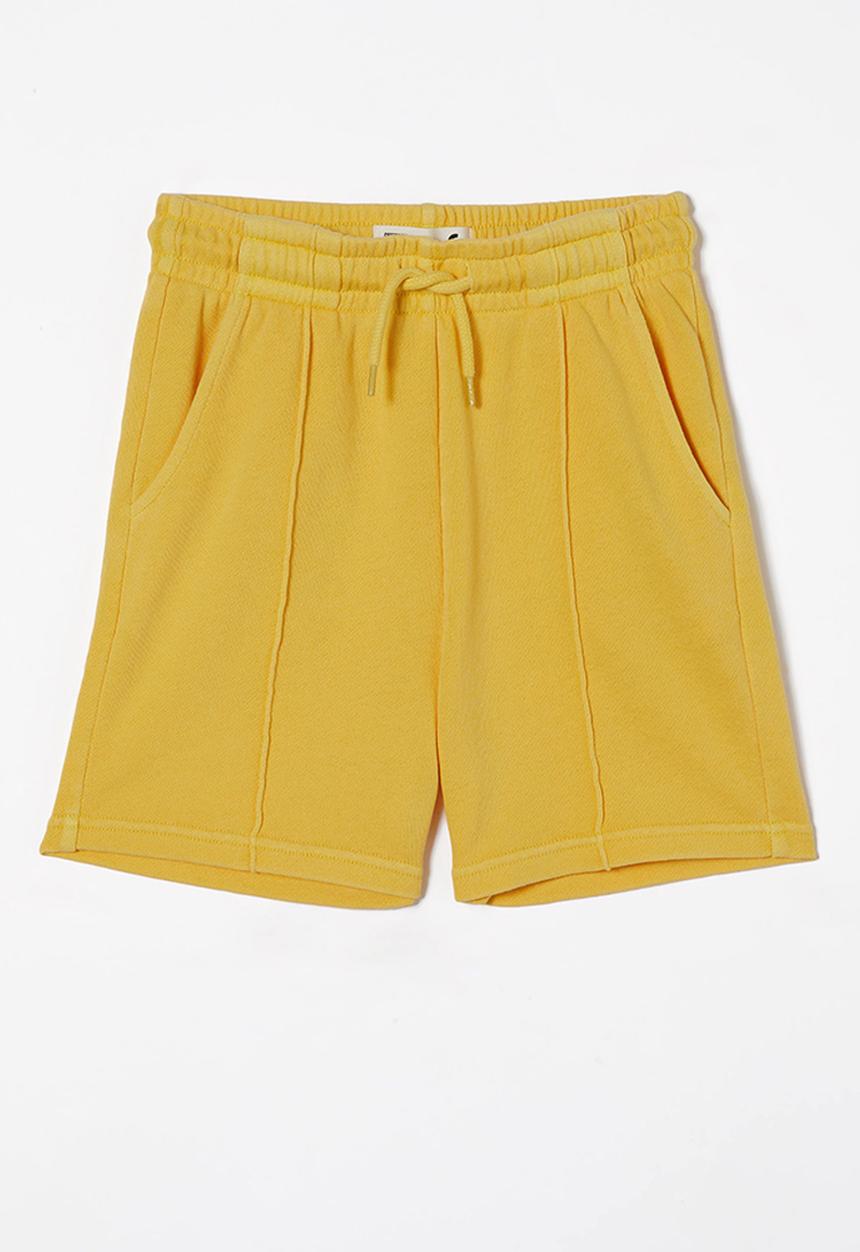 Cotton On - Henry slouch short - corn silk garment dye