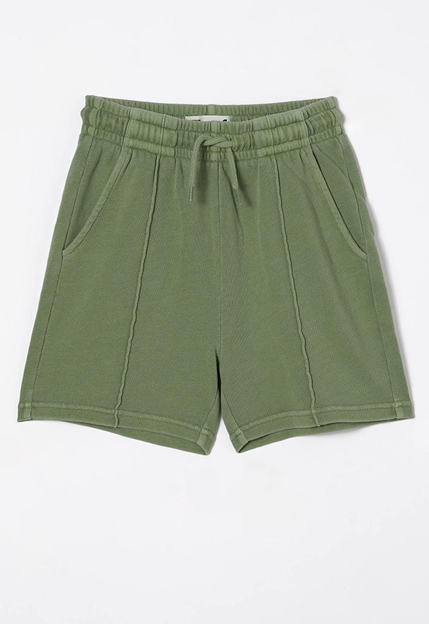 Cotton On - Henry slouch short - deep sage garment dye