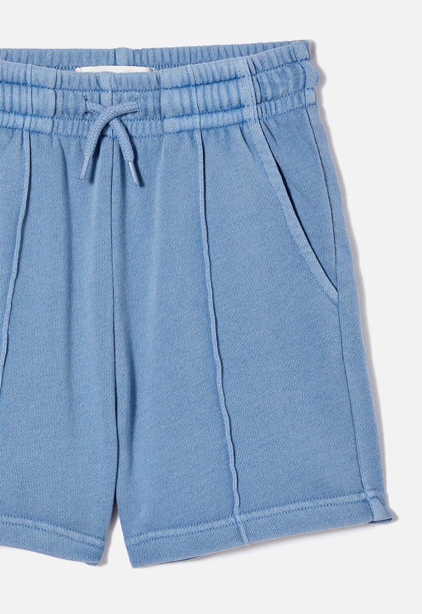 Cotton On - Henry slouch short - dusty blue garment dye