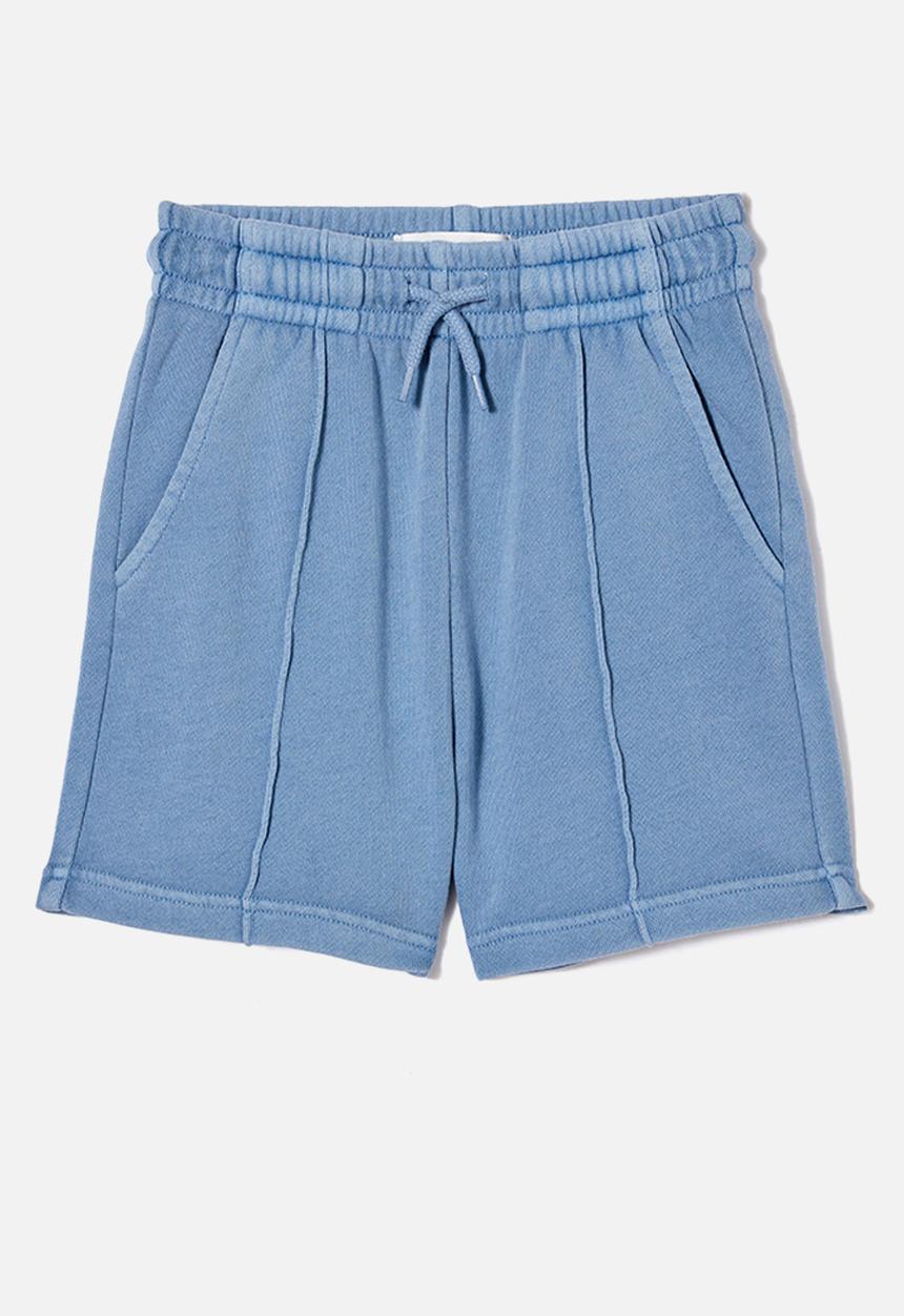 Cotton On - Henry slouch short - dusty blue garment dye