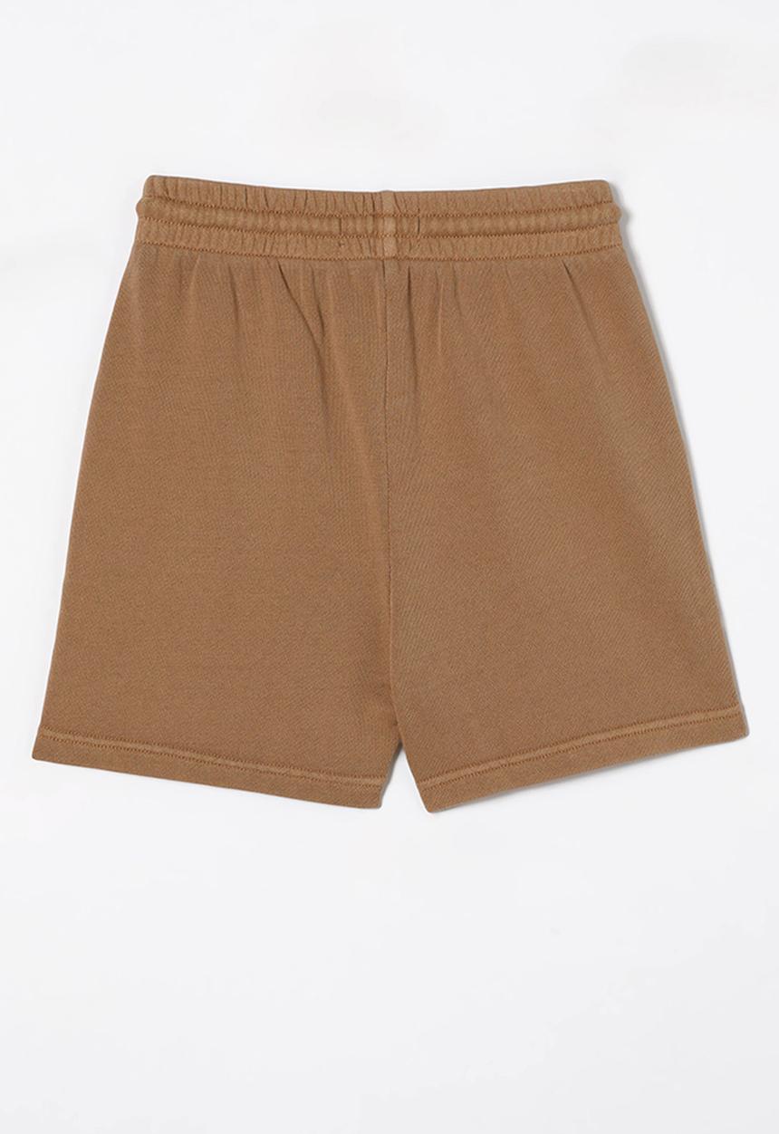 Cotton On - Henry slouch short - taupy brown garment dye
