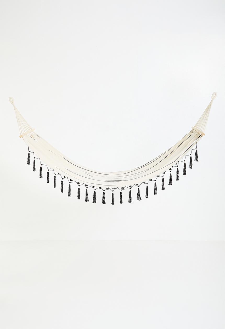 H&S - Tassle Hammock - Ecru
