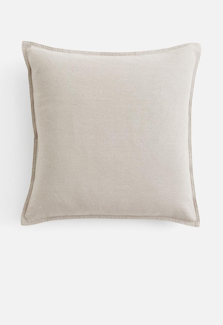 H&M - Linen-blend cushion cover - mole
