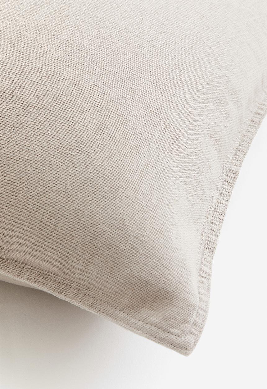 H&M - Linen-blend cushion cover - mole