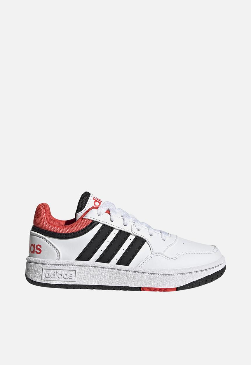 adidas Originals - Hoops 3.0 K - Ftwr White/Core Black/Bright Red