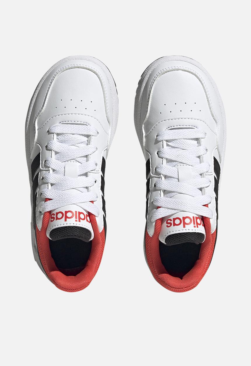 adidas Originals - Hoops 3.0 K - Ftwr White/Core Black/Bright Red